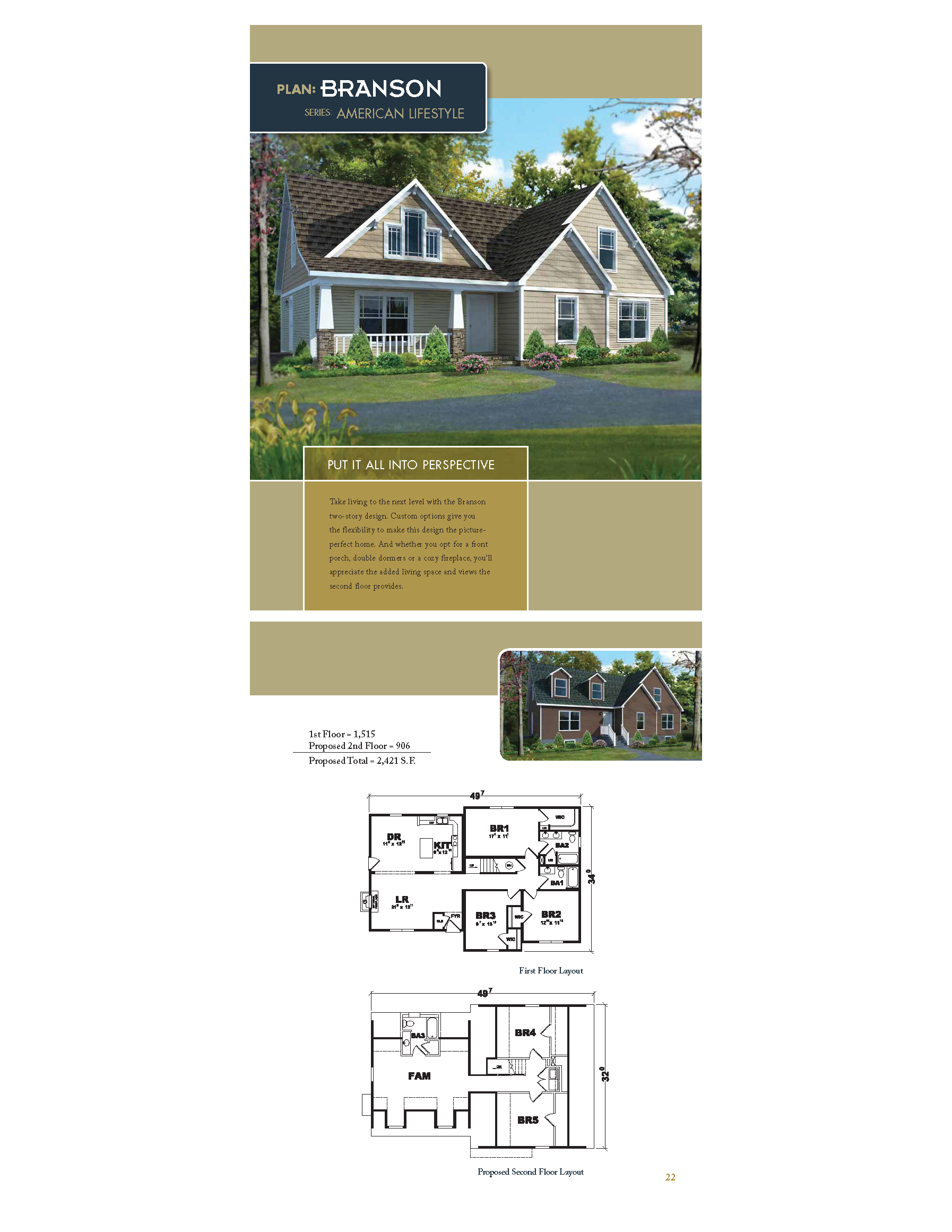 Oasis Homes Branson 1.5 Story